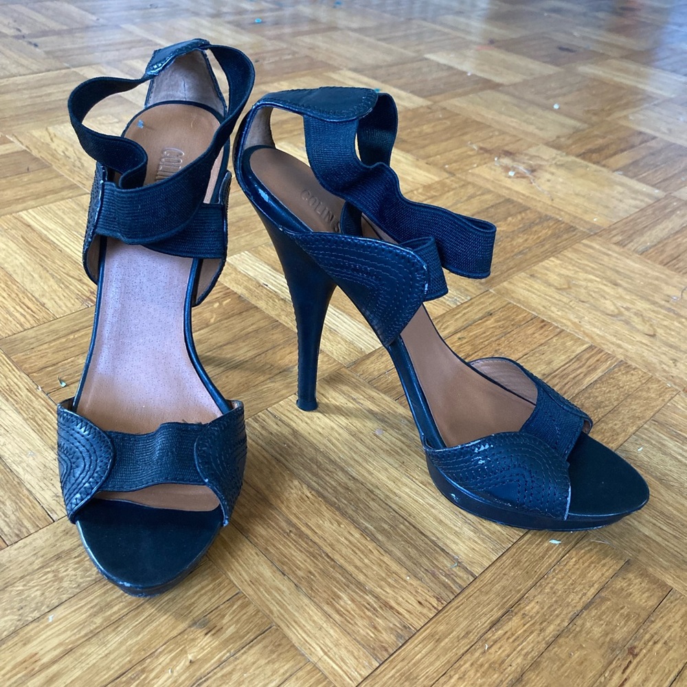 Colin Stuart 3 1/2” black stilettos size 11